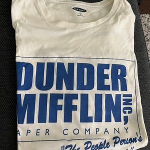 Old navy, Dunder Mifflin (office) t shirt. Men’s large, fits small though